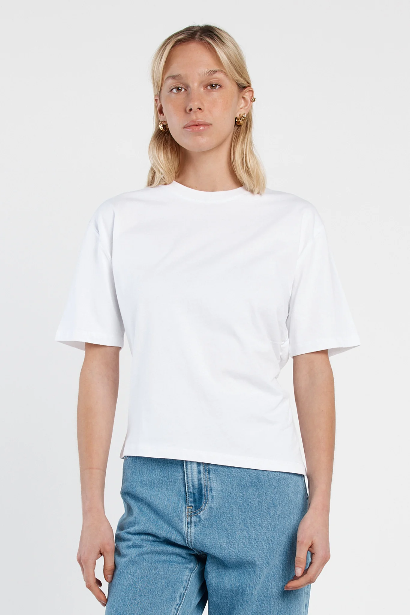 Camie Gathered Seam Tee
