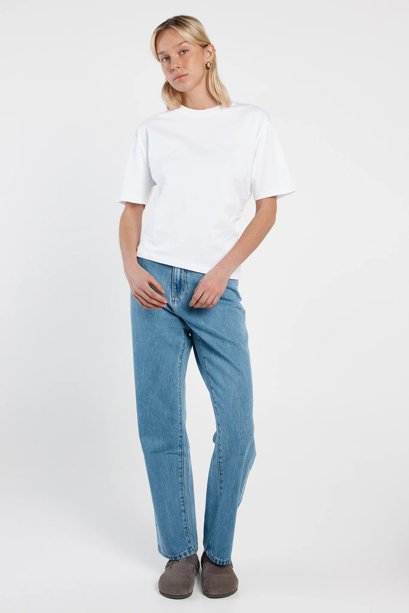 Camie Gathered Seam Tee - Image 2