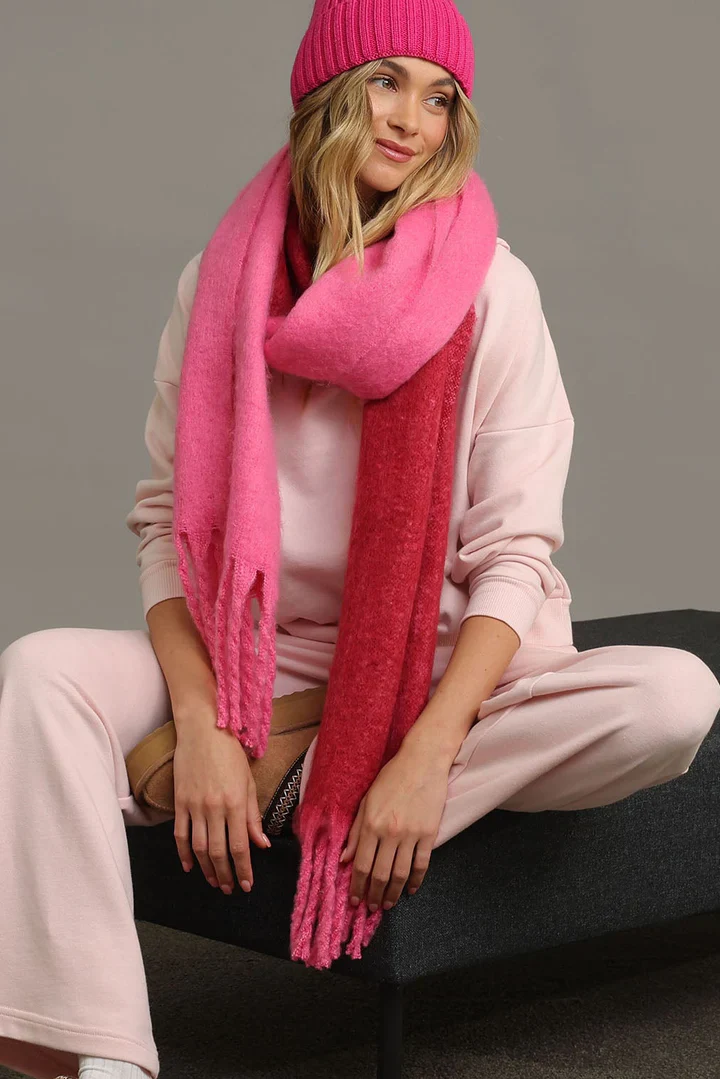Cosette Chunky Two-Toned Scarf - Image 5