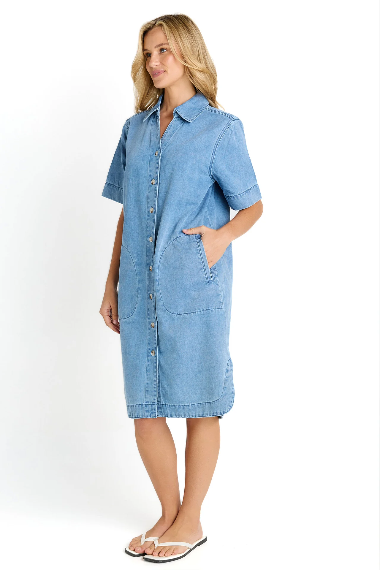 Dawson Denim Dress - Image 4