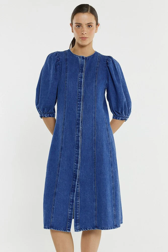 Elijah Midi Denim Dress