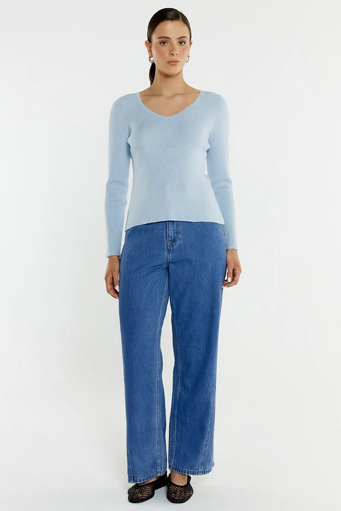 Hope Trim Knit Top - Image 2