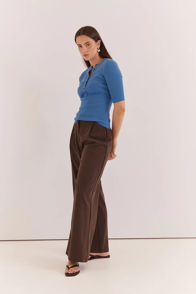 Lilee Rib Knit - Azure - Image 3