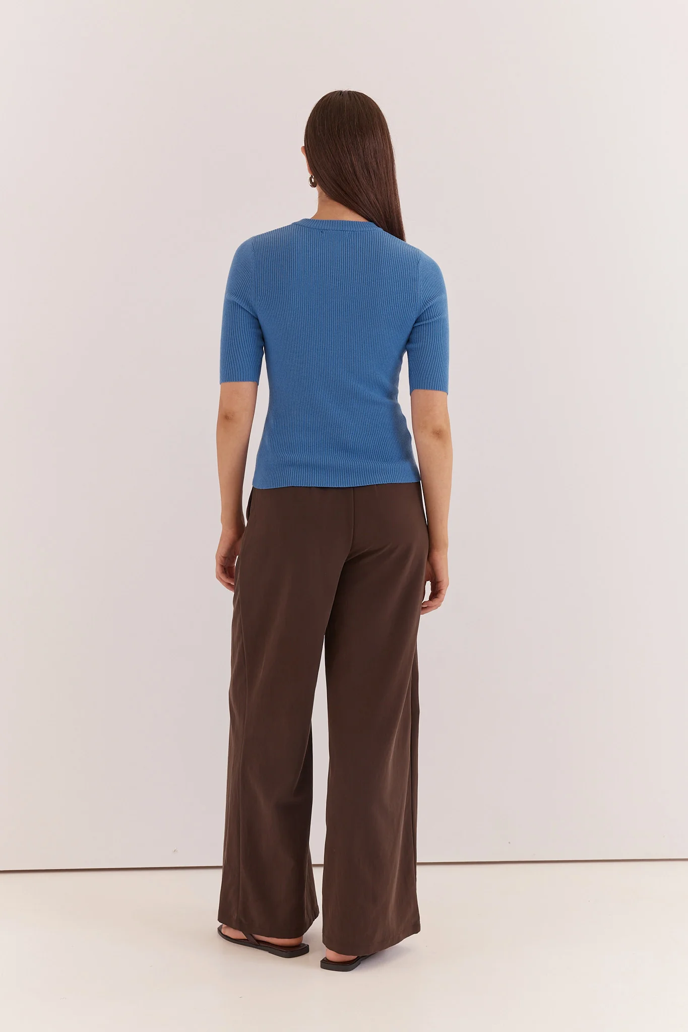 Natalie Wide Leg Trouser - Image 4