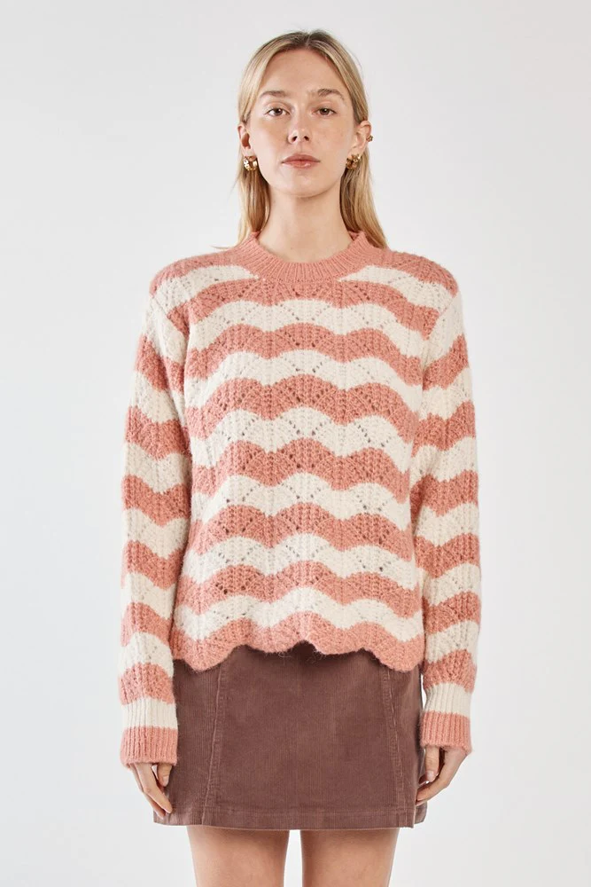 Nikkita Wavy Stripe Knit