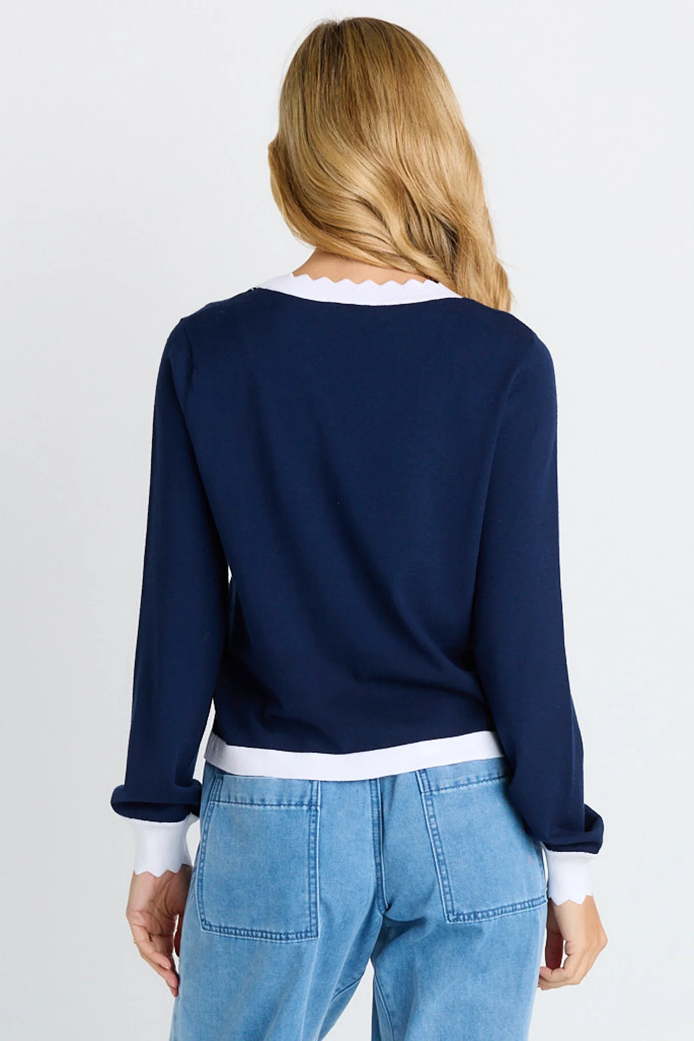 Scallop Knit Sweater - Image 4