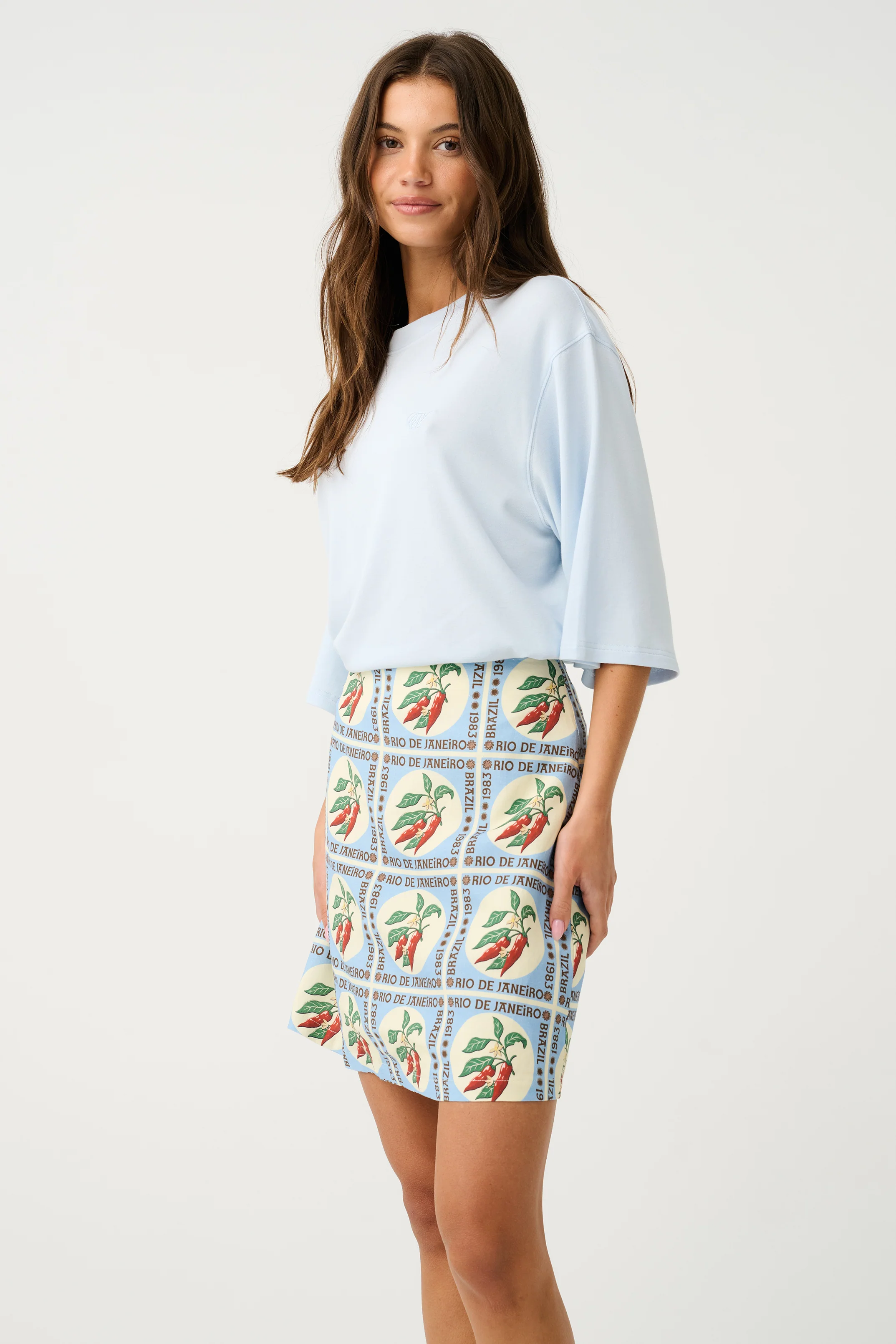 SOLANA TEE - Ice Blue - Image 3