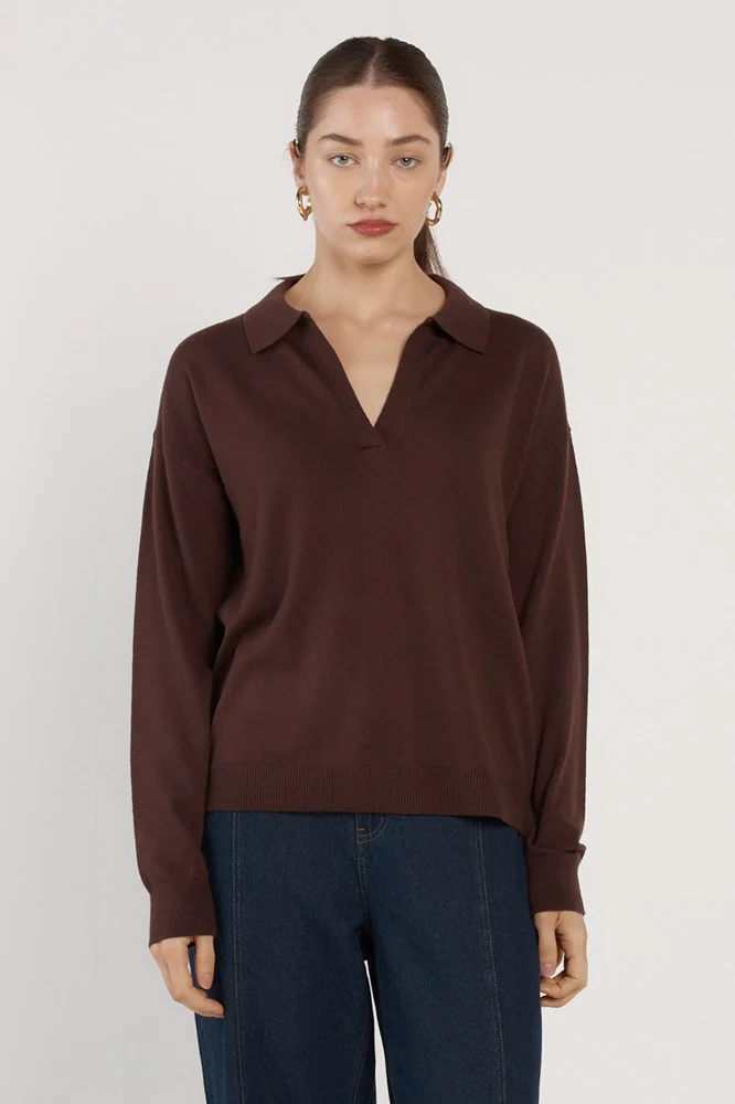 Solenne Polo Knit