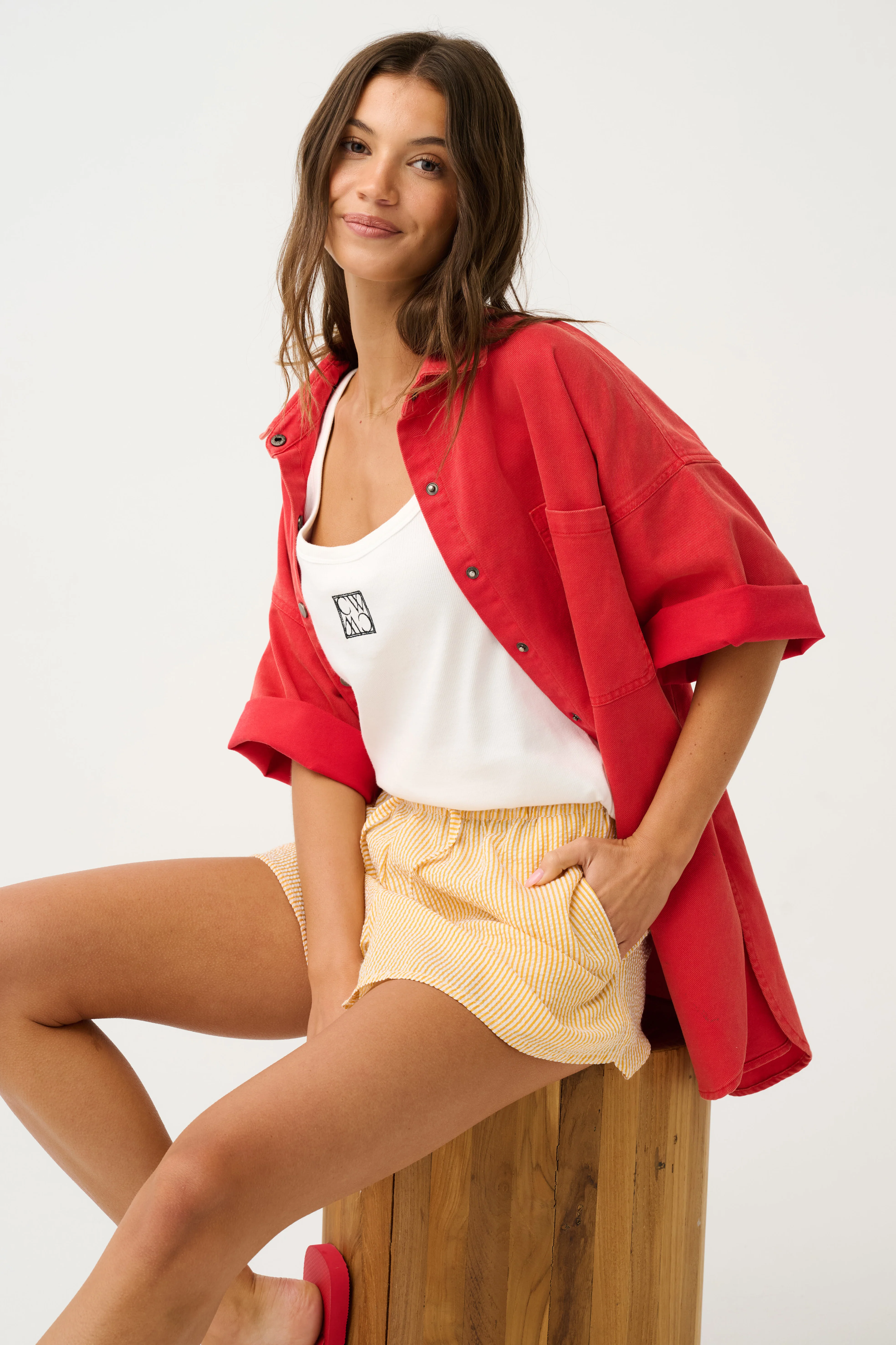 STELLA DENIM SHIRT - Ruby Denim - Image 3