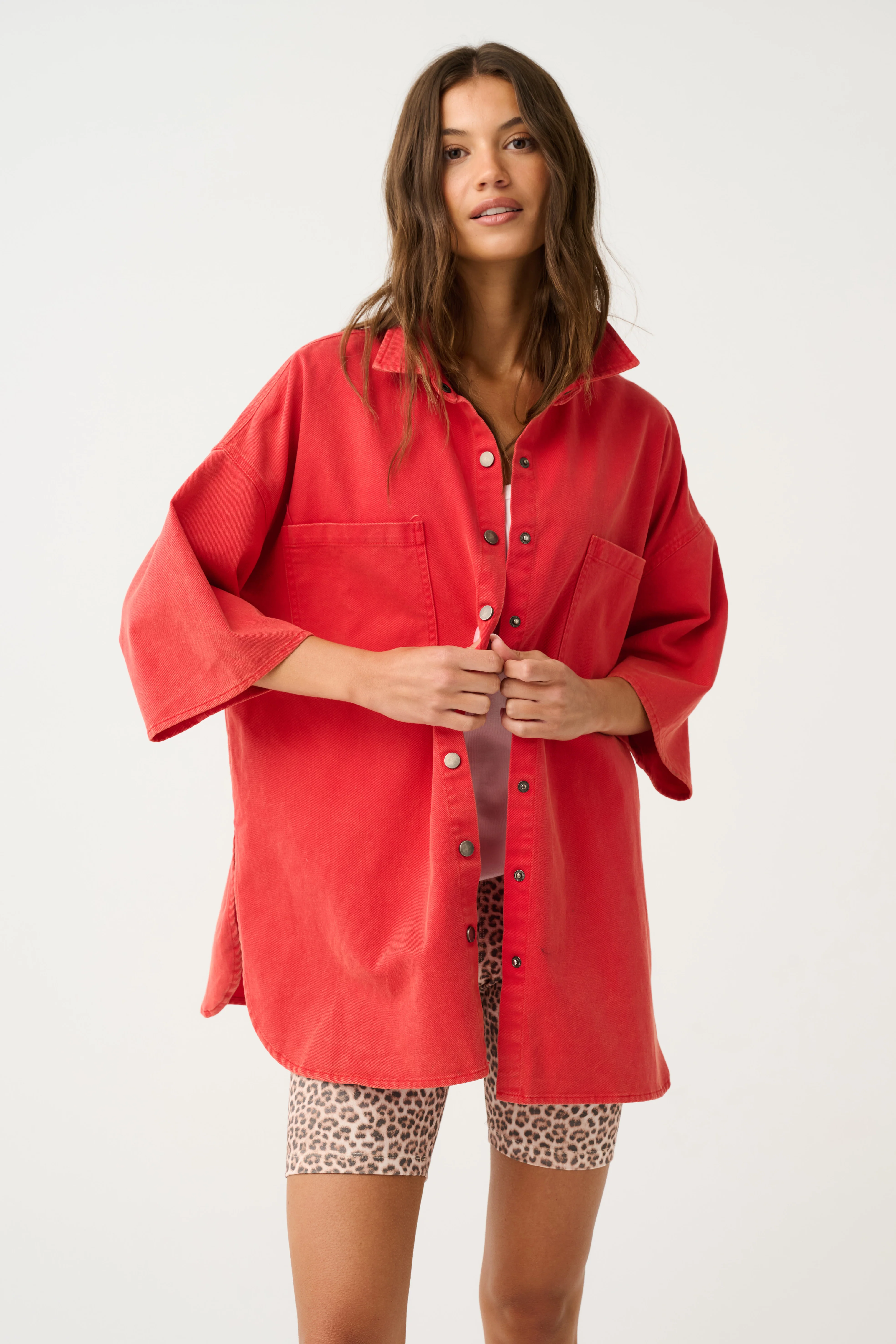 STELLA DENIM SHIRT - Ruby Denim - Image 4